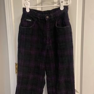Ralph Lauren plaid corduroy pants